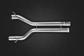 Capristo Mercedes AMG C63 (W204) Black Series - Valved Exhaust with Mid-Silencer Delete Pipes